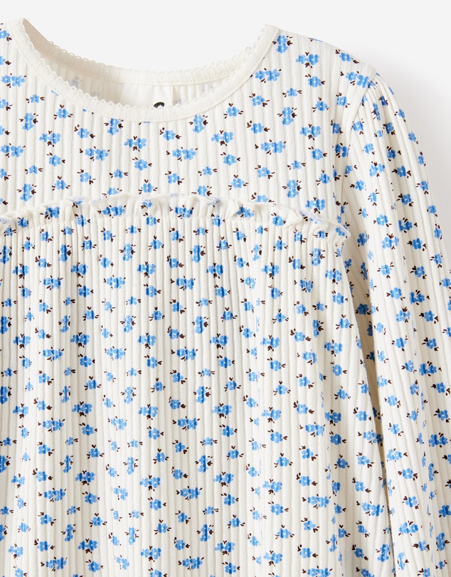 Cotton On Kids - Posie Long Sleeve Babydoll Top
