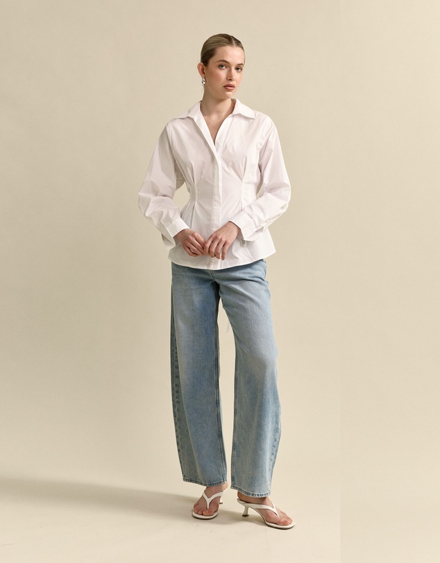 MVN - Fitted Waist Cotton Shirt