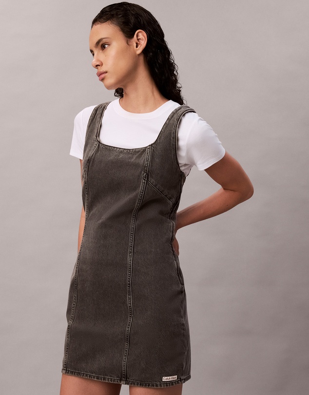 Calvin Klein Jeans - Denim Scoopneck Mini Dress