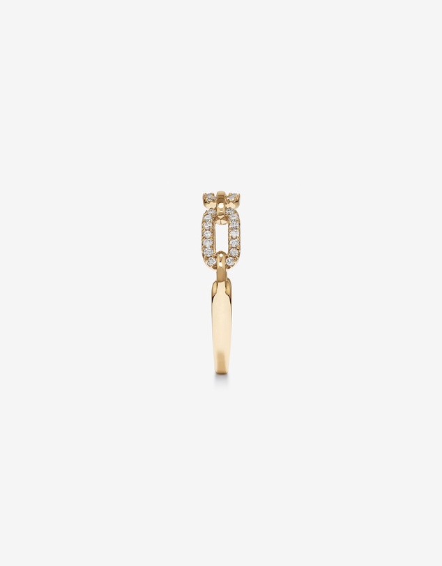 Michael Hill - 0.20 Carat TW Diamond Paperclip Ring in 10kt Yellow Gold