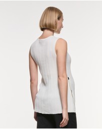 Soon Maternity - Collette Linen Knit Feeding Tank