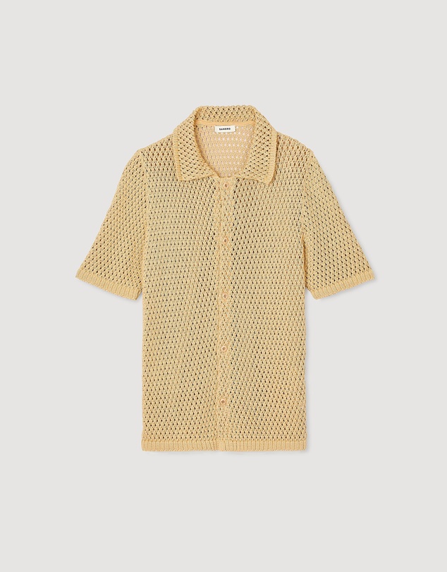 Sandro - Crochet Mc Shirt