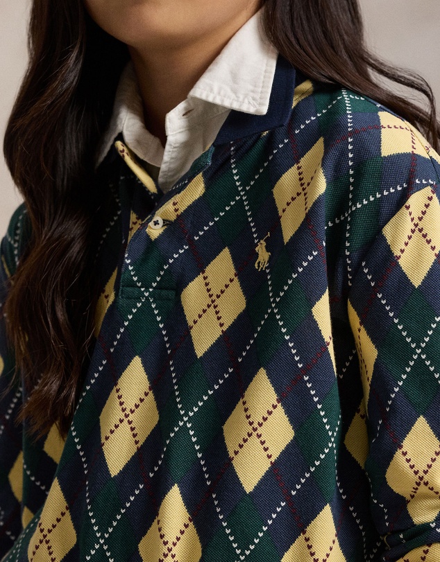Polo Ralph Lauren - Argyle Stretch Mesh Polo Shirt & Skort Set - Teens
