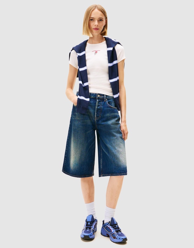 Tommy Jeans - Logo Embroidery Slim T-Shirt