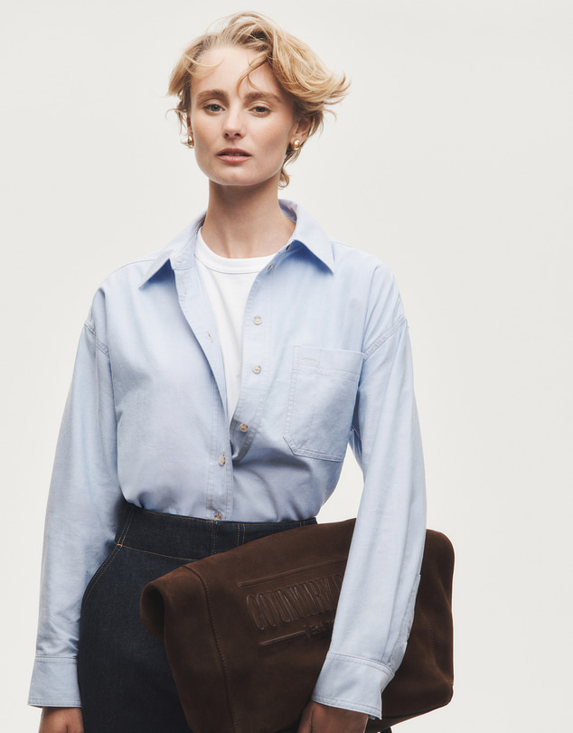 Country Road - Oversized Australian Cotton Oxford Shirt