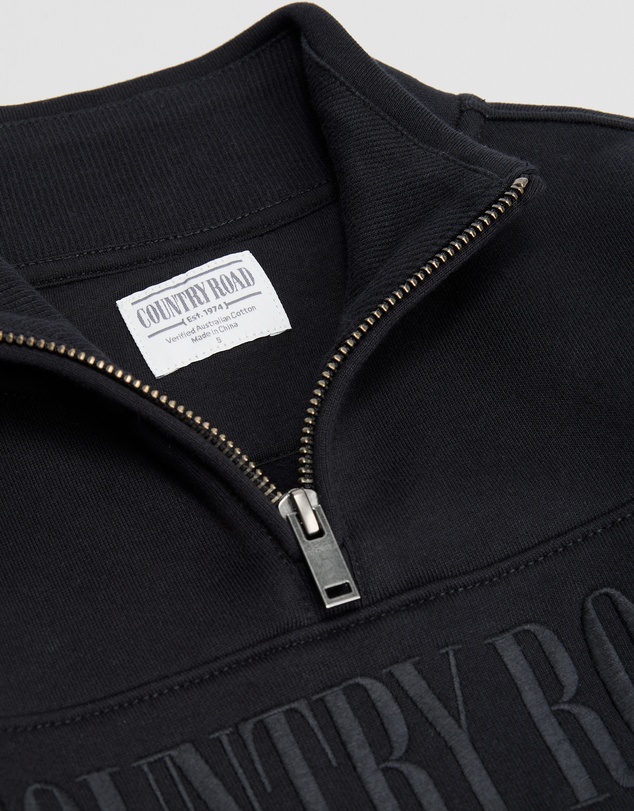 Country Road - Australian Cotton Heritage Half Zip Sweat