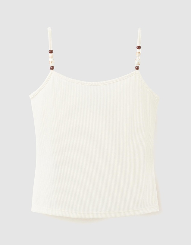 M.N.G - Thin Strap Embellished Top
