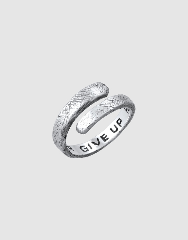 Haze & Glory - ICONIC EXCLUSIVE - Ring Men - Never Give Up - 925 Sterling Silver