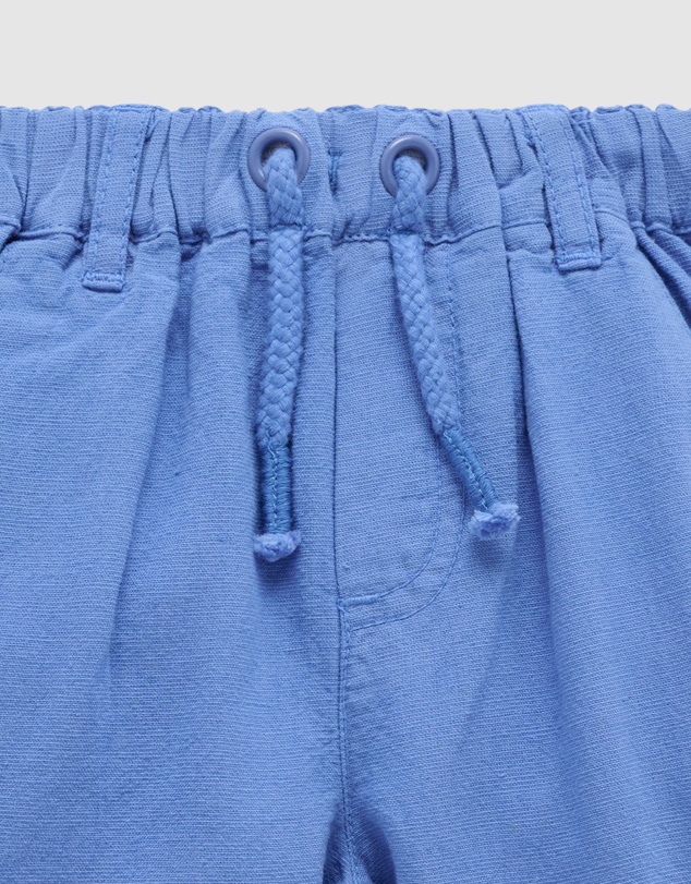 Purebaby - Linen Blend Short -Kids-Babies