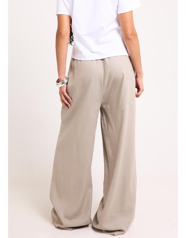 Subtitled - Hideaway Linen Wide Leg Pants