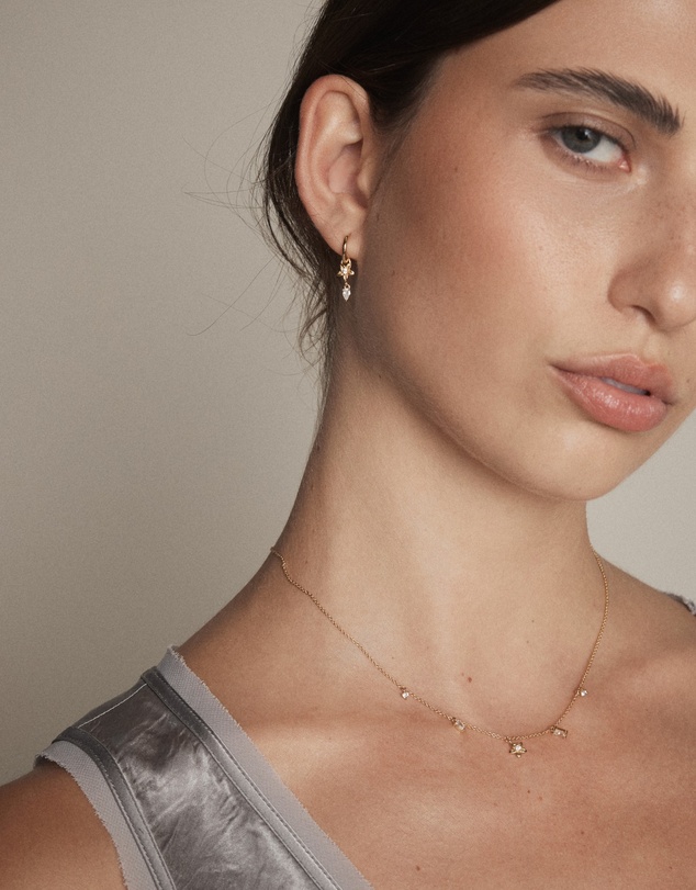 MIMCO - Asteria Charm Hoop Earrings