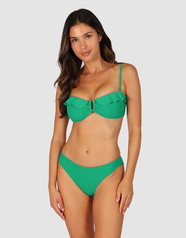 Baku Swimwear - Positano Frill Bandeau Bikini Bra Top