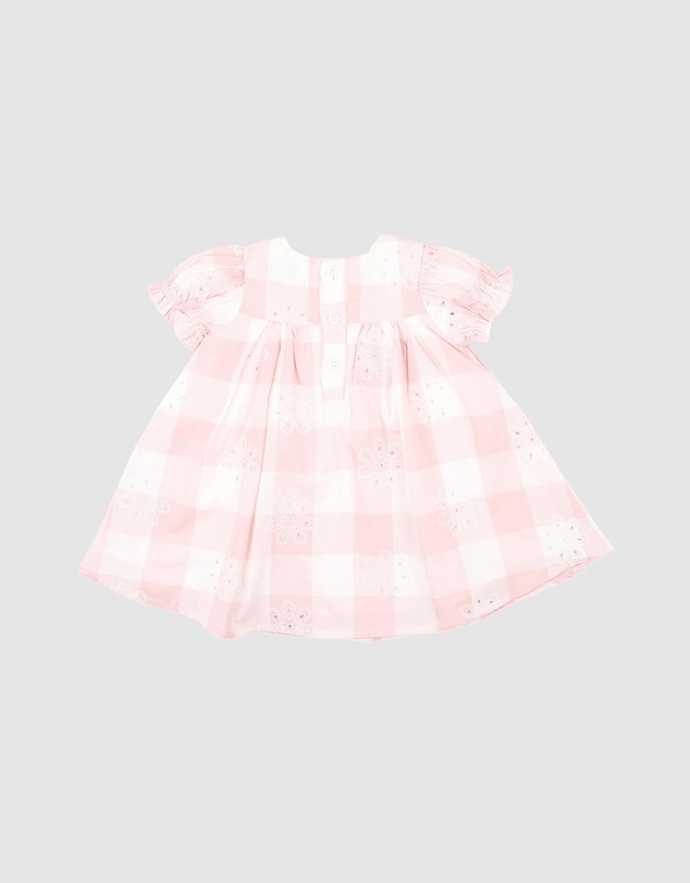 Bebe by Minihaha - Lara Cutwork Check Dress - Babies