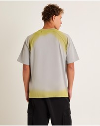 Black Noise White Rain - Liminal Sprayed T-Shirt
