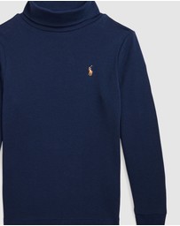 Polo Ralph Lauren - Cotton Interlock Turtleneck Sweat - ICONIC EXCLUSIVE - Babies-Kids