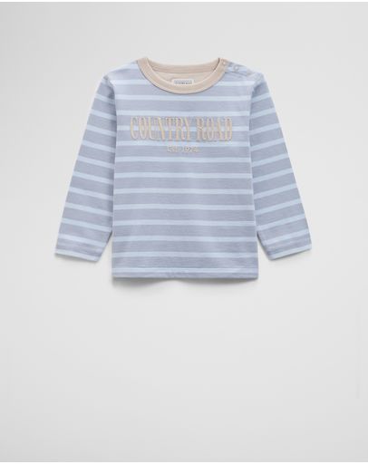 Dusty Blue Stripe