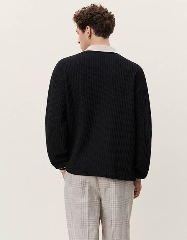 Les Deux - Waffle LS Football Jersey