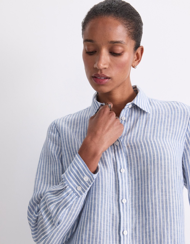 Sportscraft - Dahlia Stripe Linen Shirt