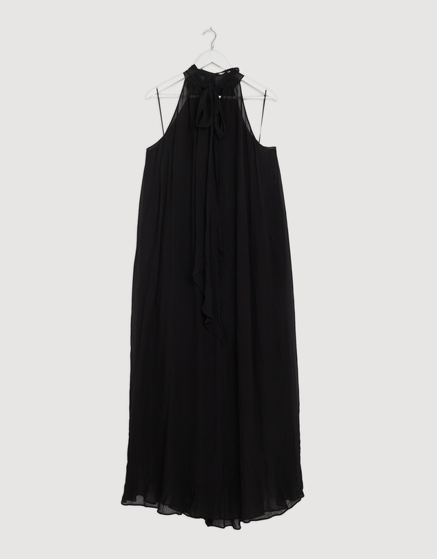 Revibe - Repaired Minima Esenciales Reese Tie Back Maxi Dress - AU 12