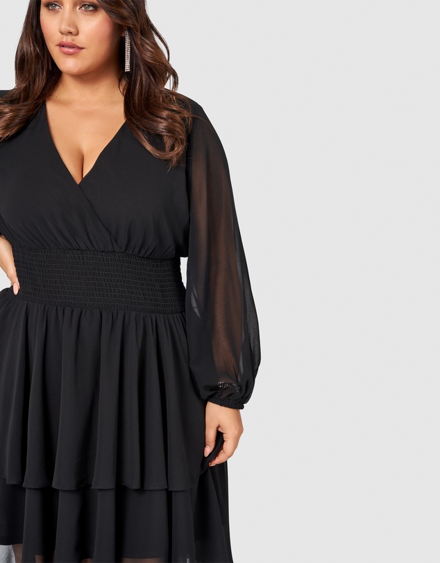 Pink Dusk by Curve Project - Shake Your Money Maker Midi Dress