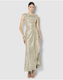 Montique - Beck Metallic Maxi Dress