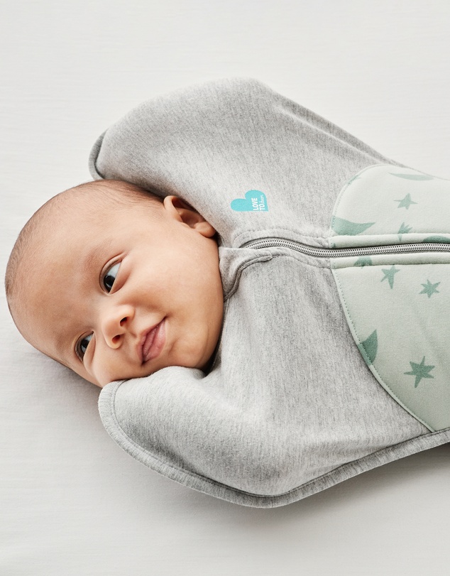 Love to Dream - Swaddle Up 3.5 TOG Quilted Stretch Cotton Moonlight in Olive