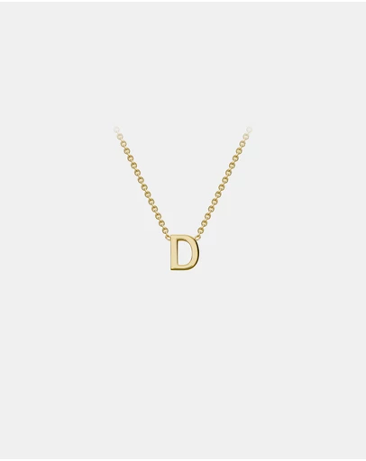 Zoe Olivia - 9K Gold Initial D Necklace