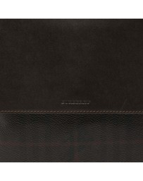 Pre-Loved by Azura Reborn - Pre-Loved Smoke Check Coated Canvas and Leather Crossbody