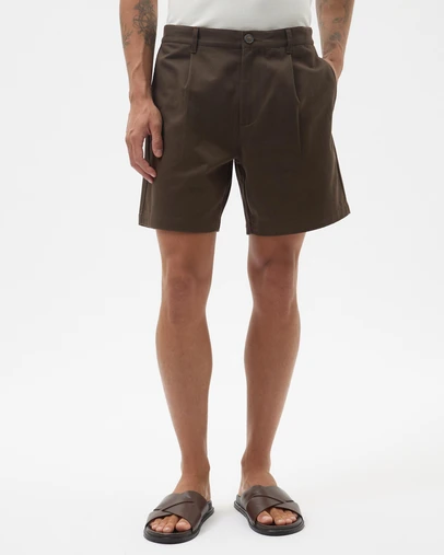 AERE - Hamptons Tailored Cotton Shorts