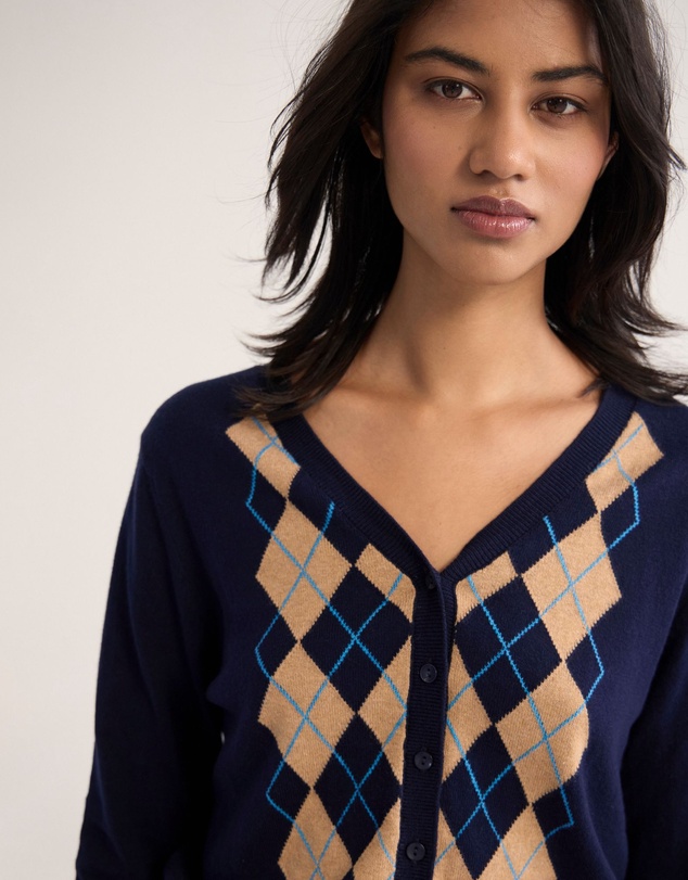 Oxford - Pixie Argyle Cardigan