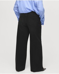 M.N.G - High-Waisted Wide-Leg Jeans