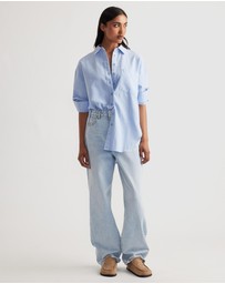 Decjuba - Heather Oxford Oversized Shirt