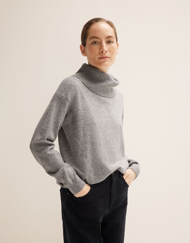 Trenery - Merino Drop Shoulder Wedge Knit