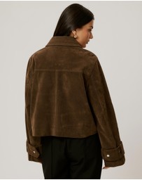 Calli - Heidi Faux Suede Jacket