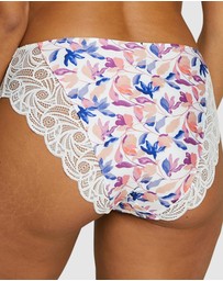 Sans Complexe - Ariane Fantaisy Microfibre & Lace Bikini Brief