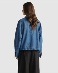 Decjuba - D-Luxe Chambray Stitch Shirt
