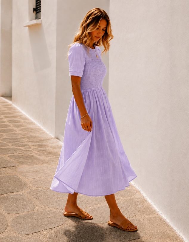 Esther & Co - Iolana Dress - Lavender