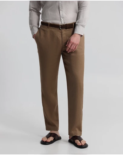 Oxford - Pedro French Linen Button Pant