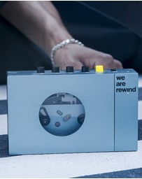 We Are Rewind - We Are Rewind Portable Cassette Player & Recorder - Kurt, Blue