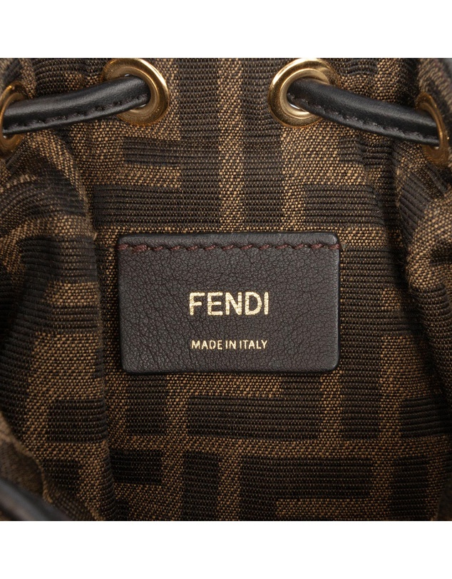 Pre-Loved by Azura Reborn - Pre-Loved Mini Quilted Silk FF 1974 Mon Tresor Bucket Bag