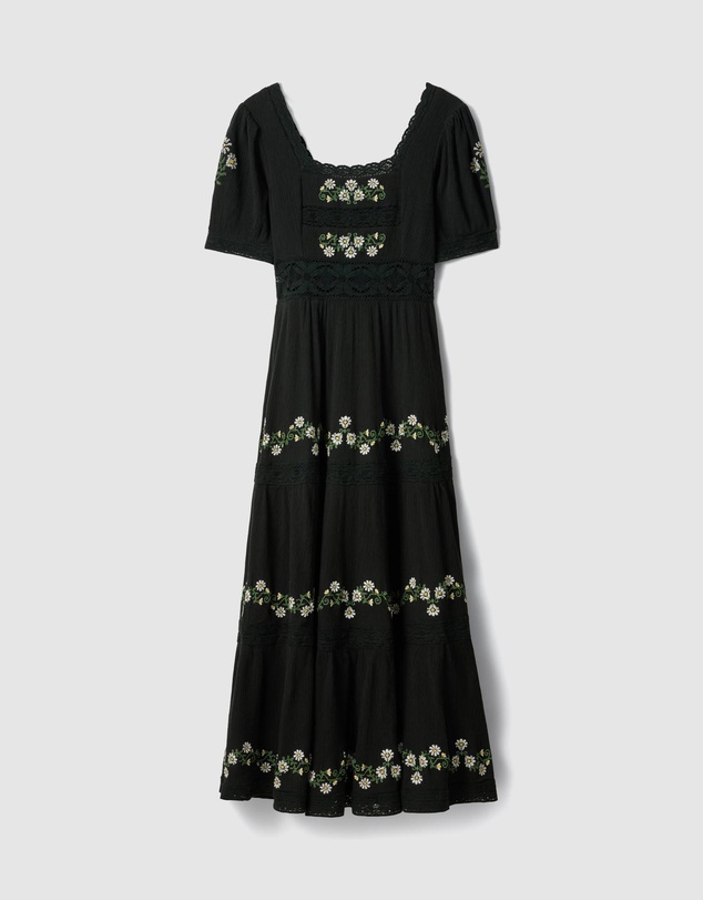 Rixo - Philippa Dress Lilia Embroidery