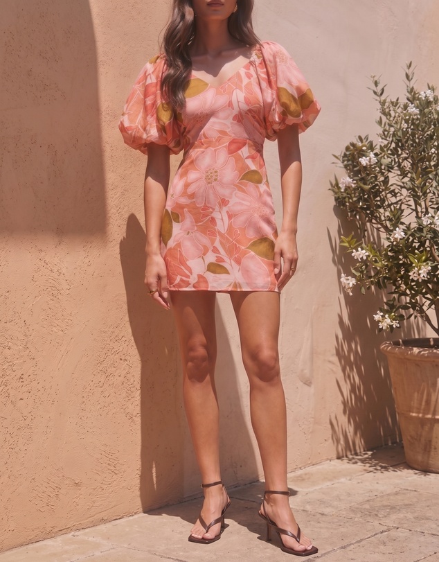 Atmos&Here - Kora Puff Sleeve Mini Dress