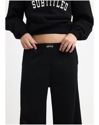 Subtitled - Athletic Wide Leg Fleece Pants