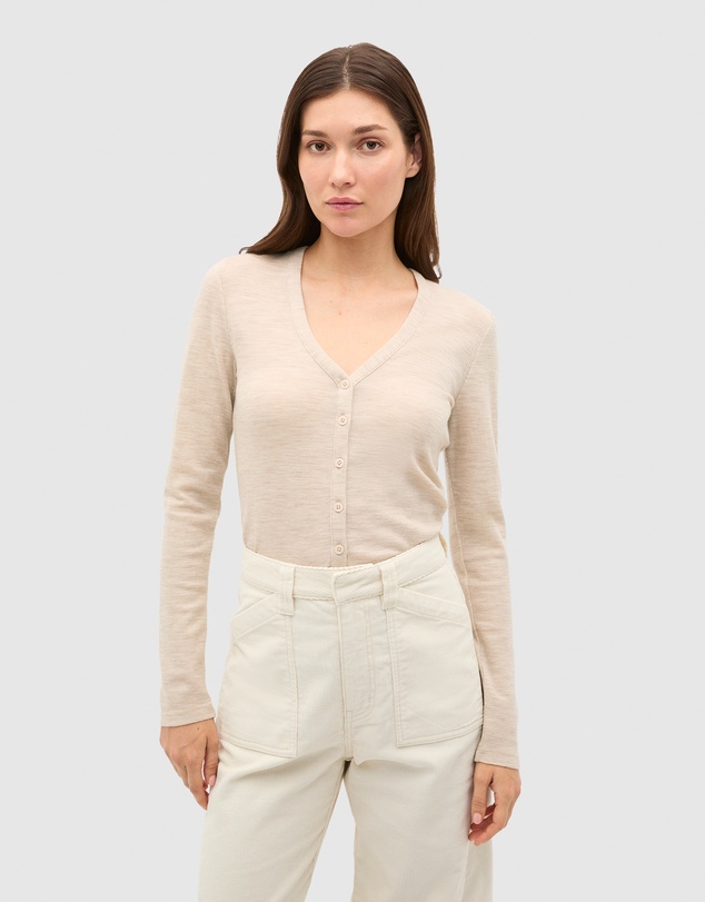 Seed Heritage - Australian Merino Cropped Cardigan