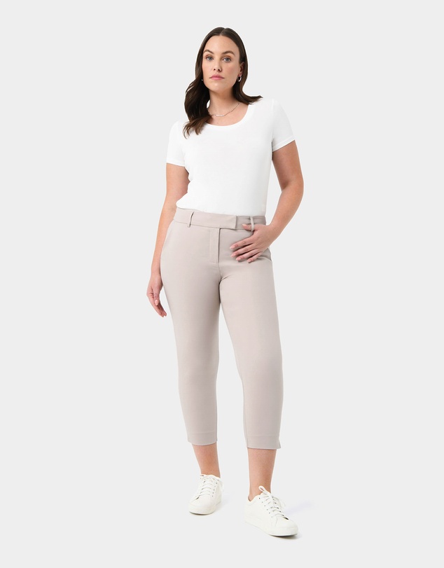 Forcast - Josie 2 Cropped Notch Pants