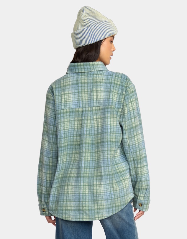 Billabong - Womens Forge Fleece Flannel Shirt