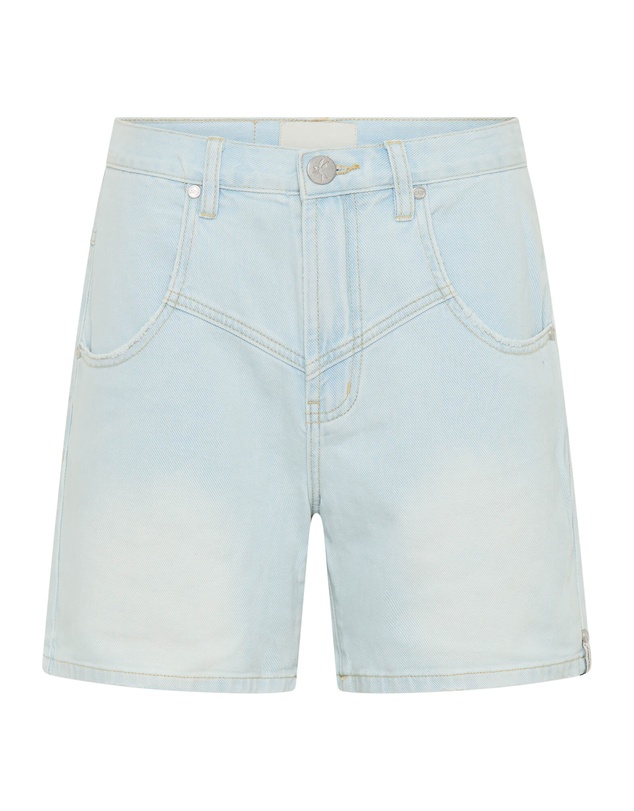 ONE TEASPOON - Kinks Mid Waist Long Length Denim Shorts - Le Surf