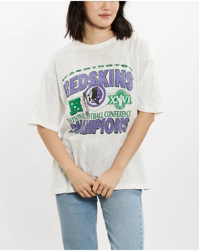 Vintage by The Real Deal - Pre Loved - 1992 NFL Washington Redskins Super Bowl Tee