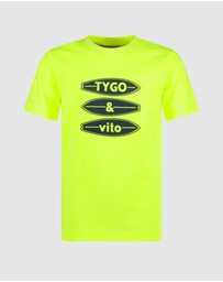 TYGO&vito - James Neon T-Shirt - Kids-Teens