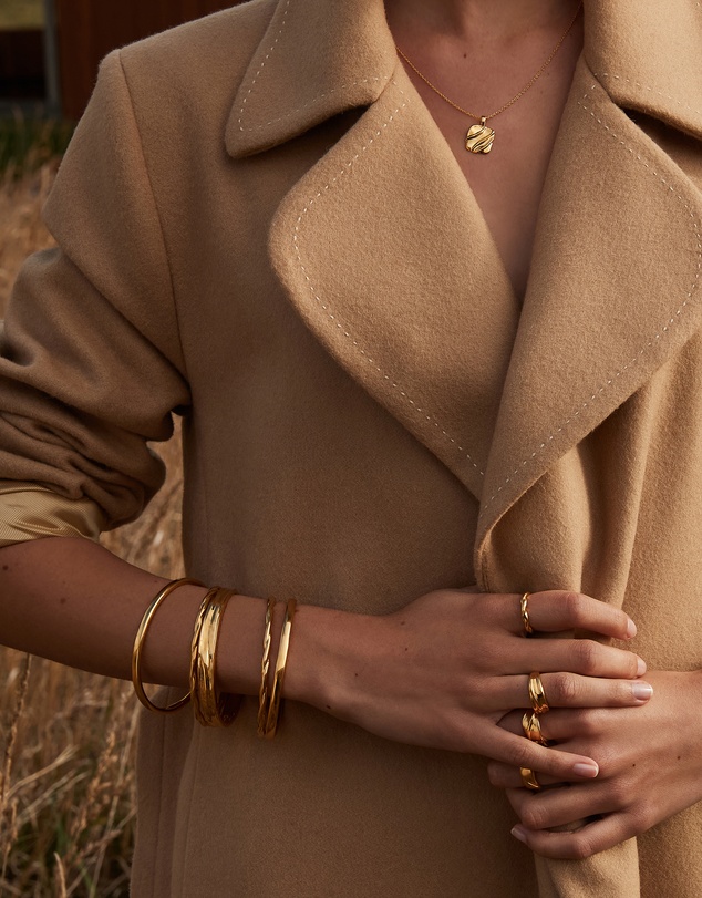 Kirstin Ash - Fold Bangle